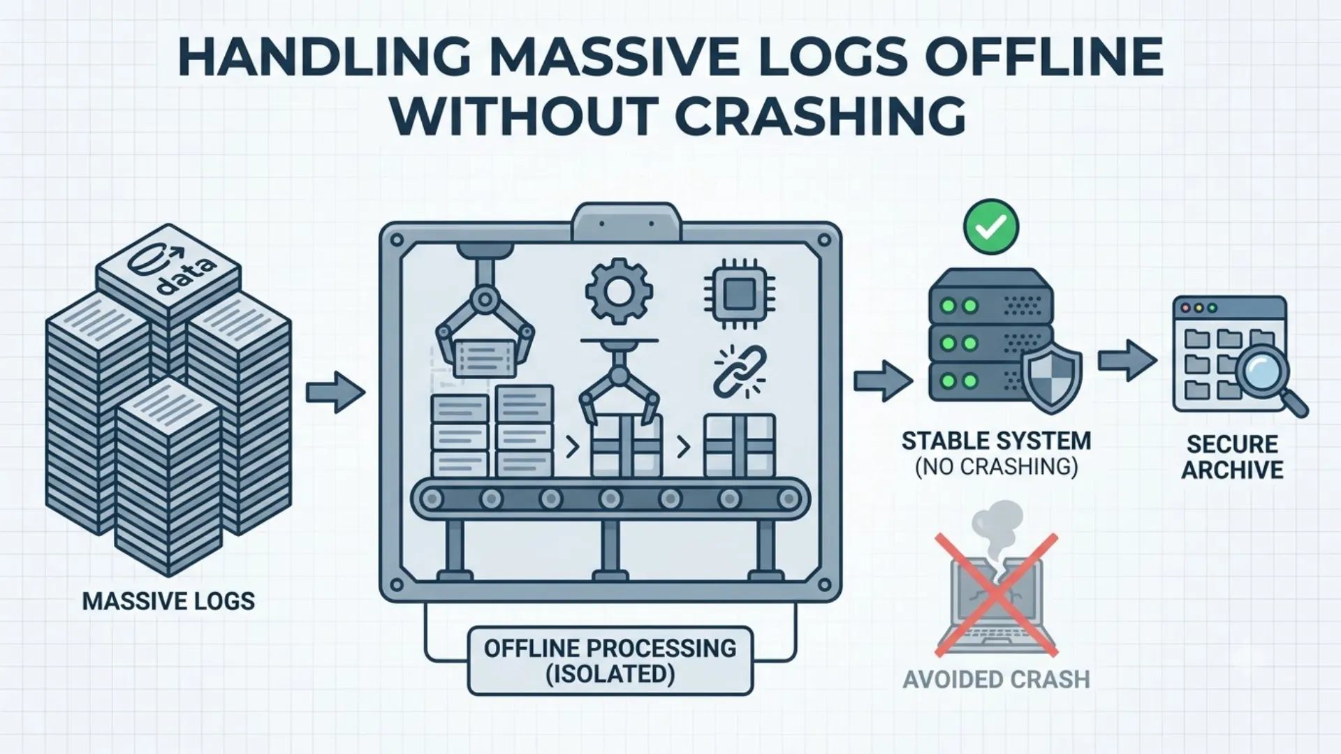 Handling Massive Logs Offline Without Crashing